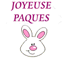 Gif animé Joyeuses Pâques lapin